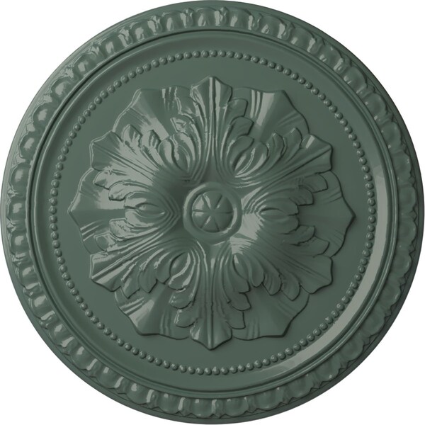 Ekena Millwork Richmond Ceiling Medallion (Fits Canopies up to 2 5/8"), Hand-Painted Cloud Burst, 18"OD x 1 3/8"P CM18RICBF - main